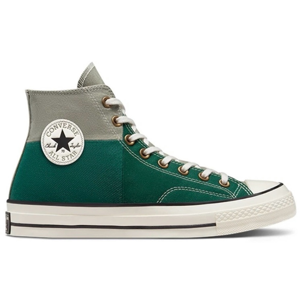 Converse Chuck Taylor 70 High Top Color Block Green Sneakers Women 7.5 A02553C